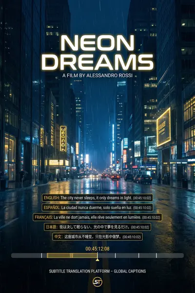 Neon Dreams 日本动画字幕 - 佐山爱 日韩精品